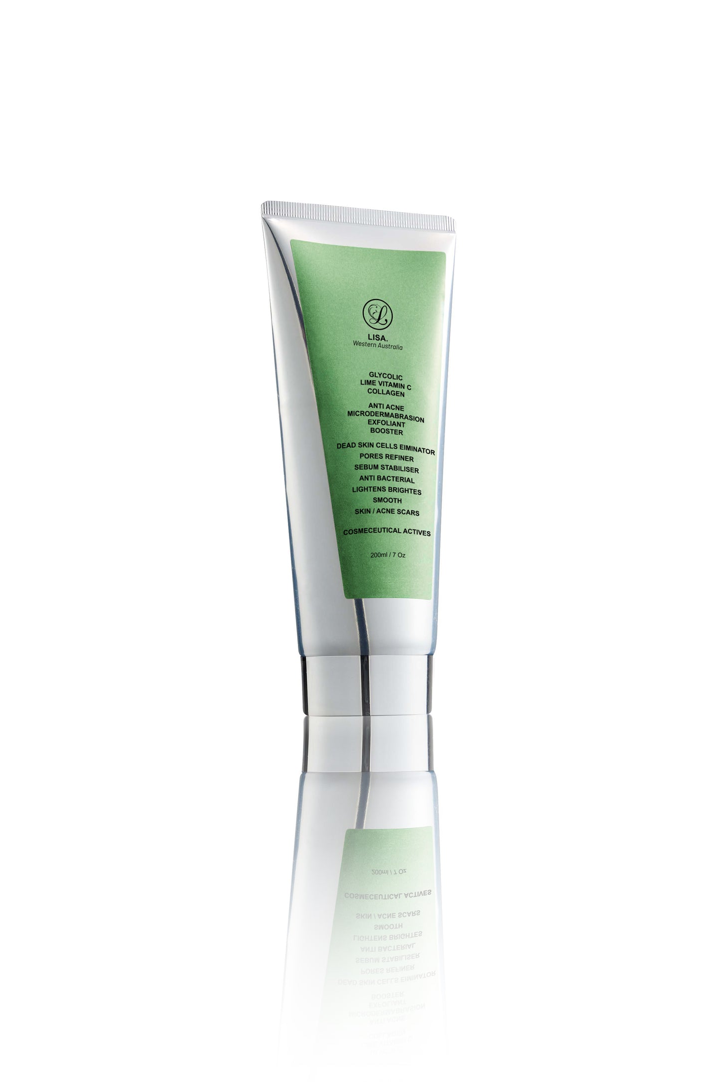 Glycolic Lime Vitamin C Detoxification Microdermabrasion Exfoliant Booster