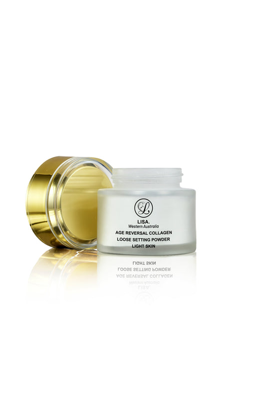 Collagen Makeup Loose Setting Powder – Light Skin