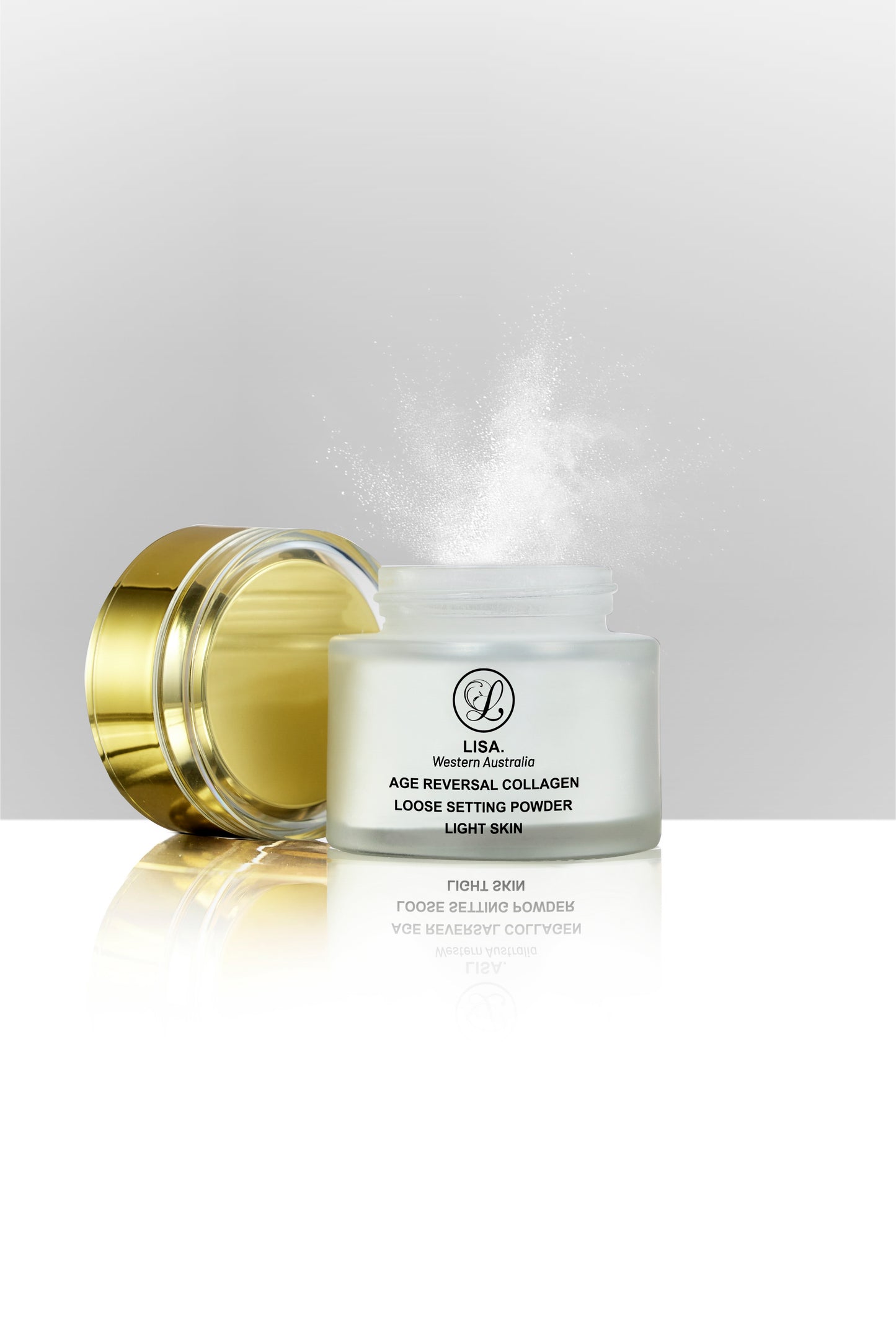 Collagen Makeup Loose Setting Powder – Light Skin